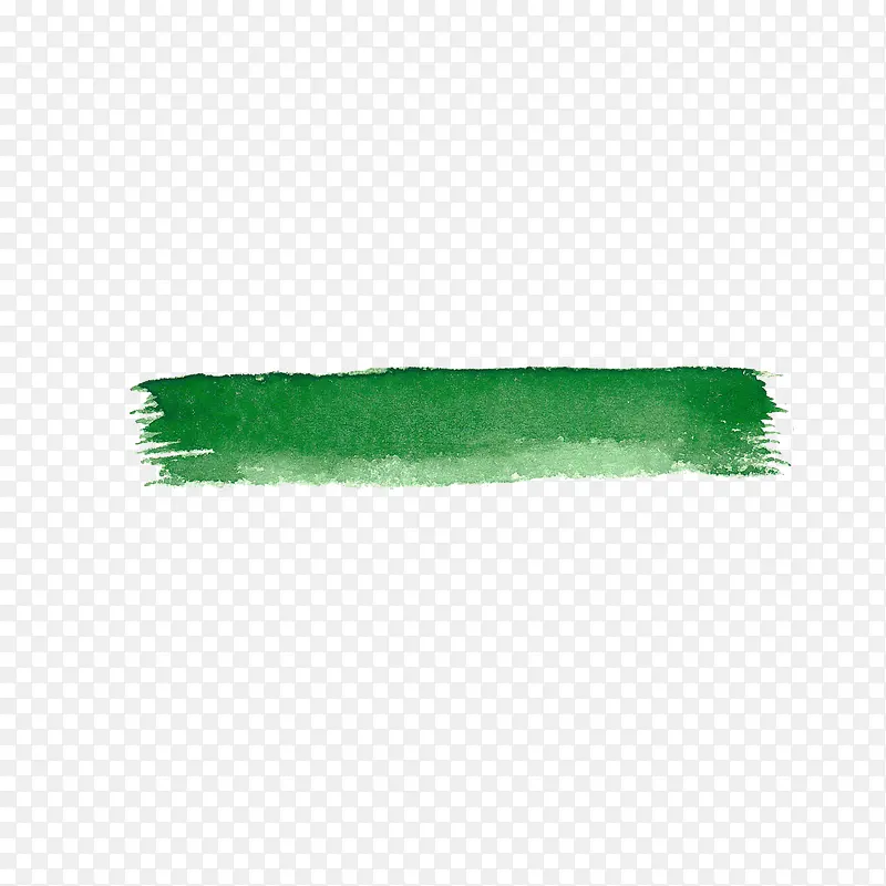 绿色水墨