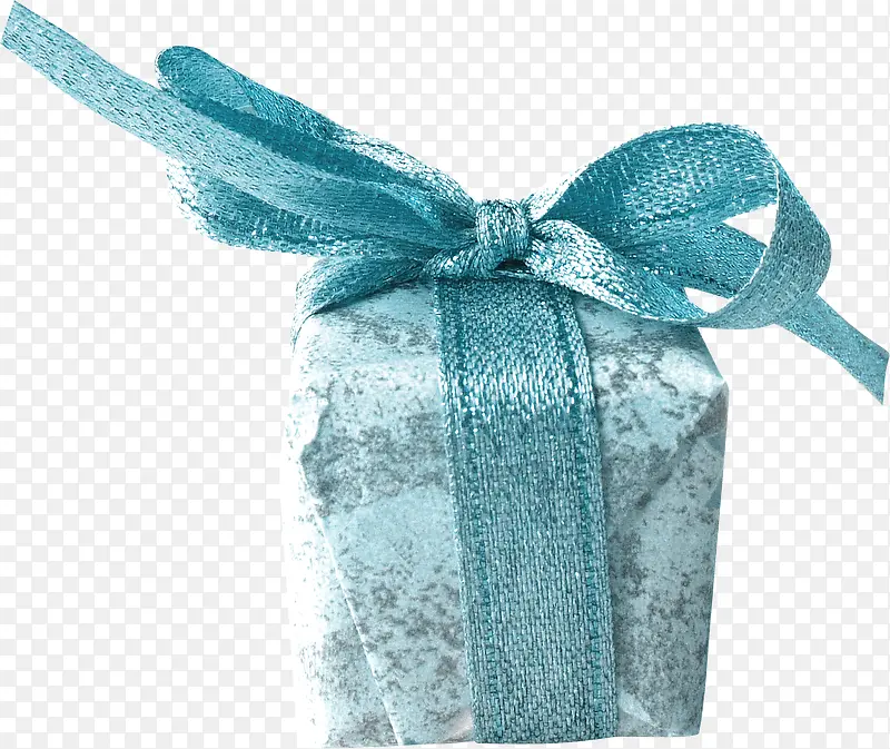 蓝色装饰礼物盒