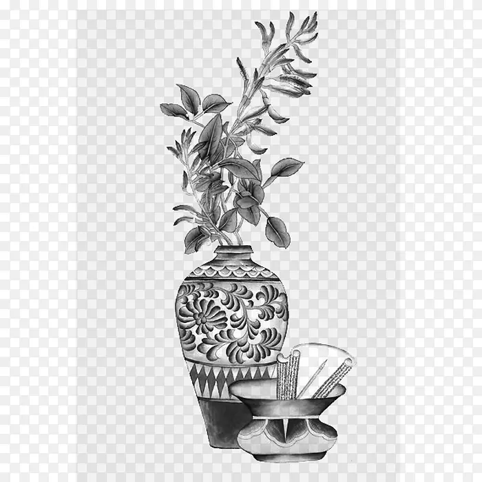 花瓶里的植物