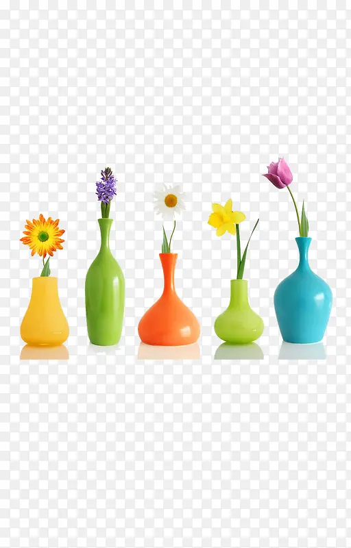 彩色装饰花瓶
