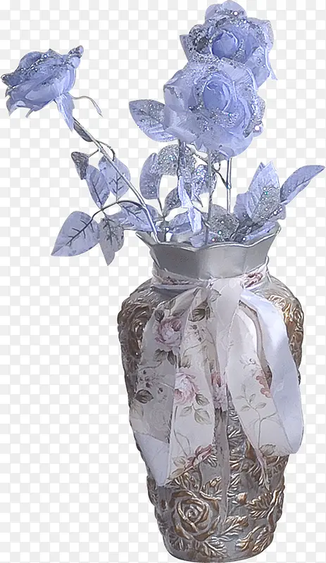 冰蓝色的花