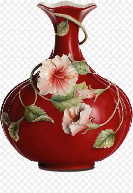 矢量手绘古典花瓶