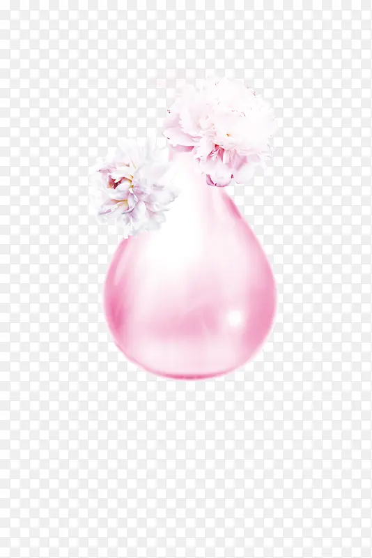 粉色花瓶