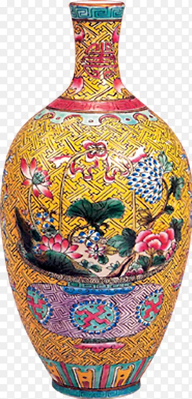 古典花纹设计花瓶