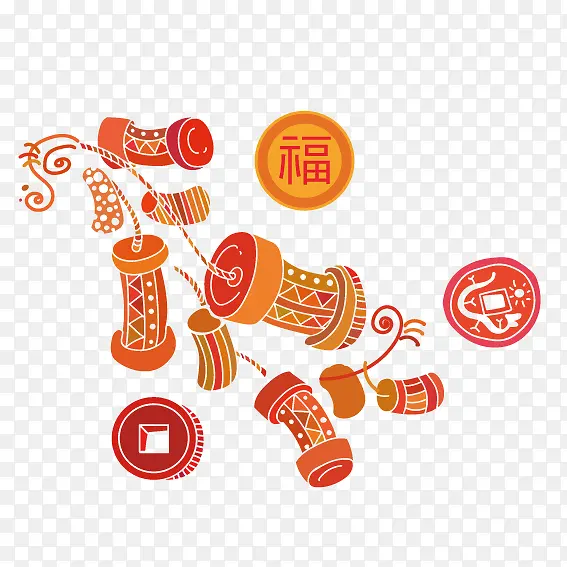 卡通新年福字PNG图片素材下载_图片编号ywgoegjo-免抠素材网