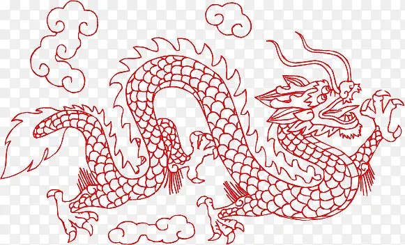 矢量中国龙