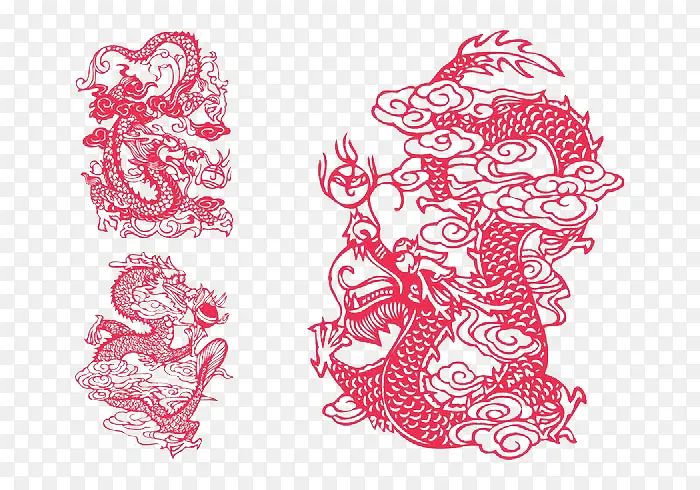 中式吉祥图案龙