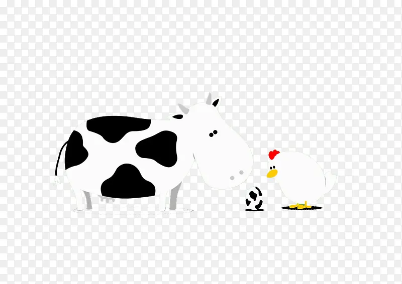 奶牛与小鸡