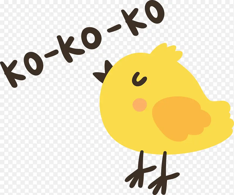 卡通小鸡