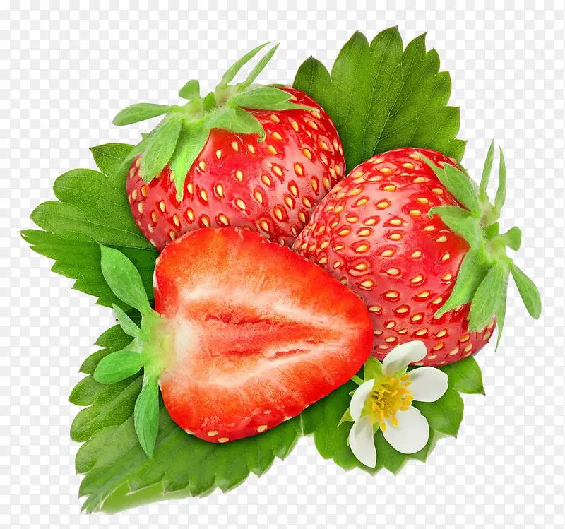 草莓卡通素材
