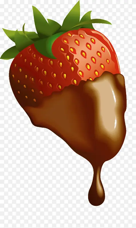 草莓巧克力图片素材