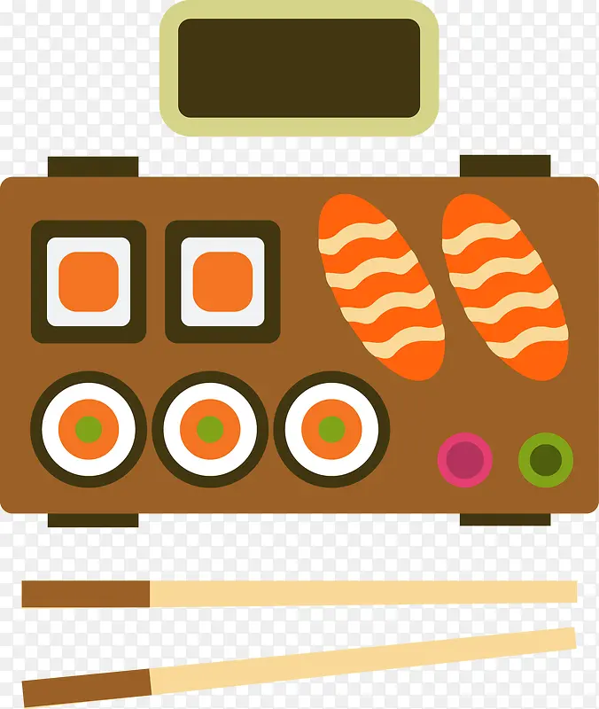 矢量食物寿司素材图