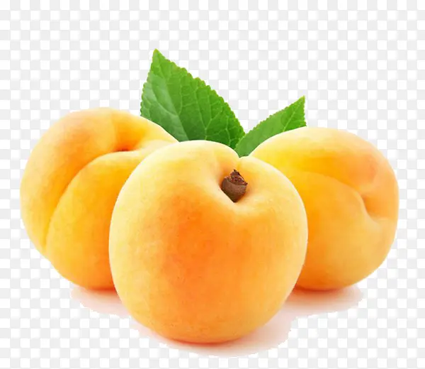 新鲜黄桃水果图片