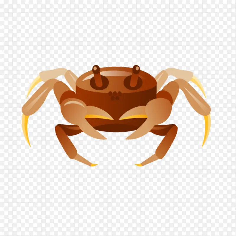 手绘的螃蟹