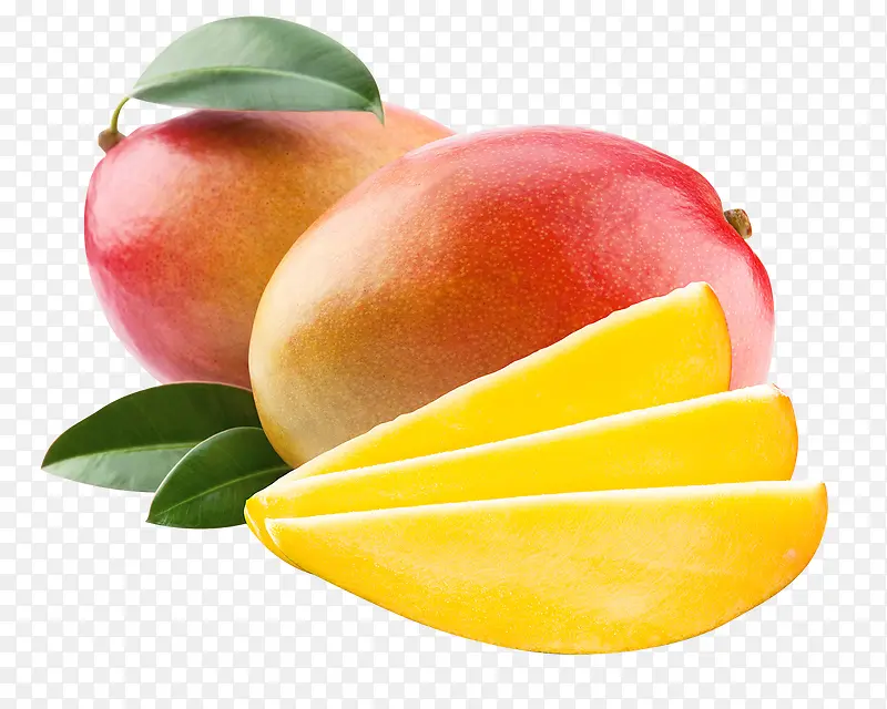 新鲜芒果水果图片