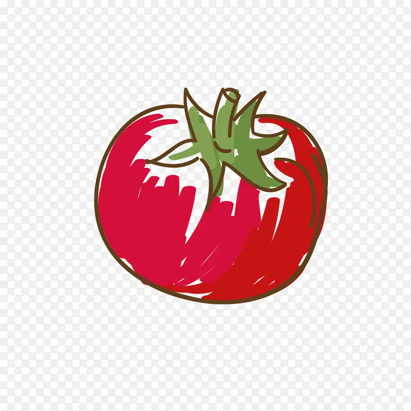 手绘番茄