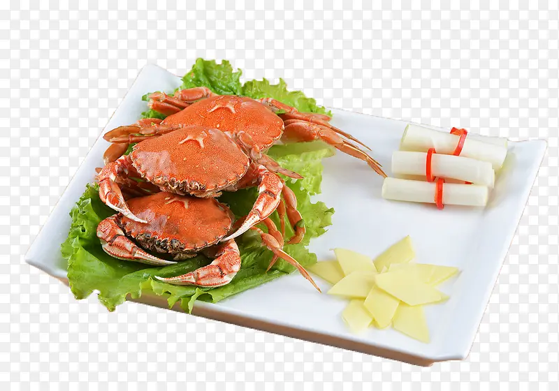 生菜螃蟹蟹排