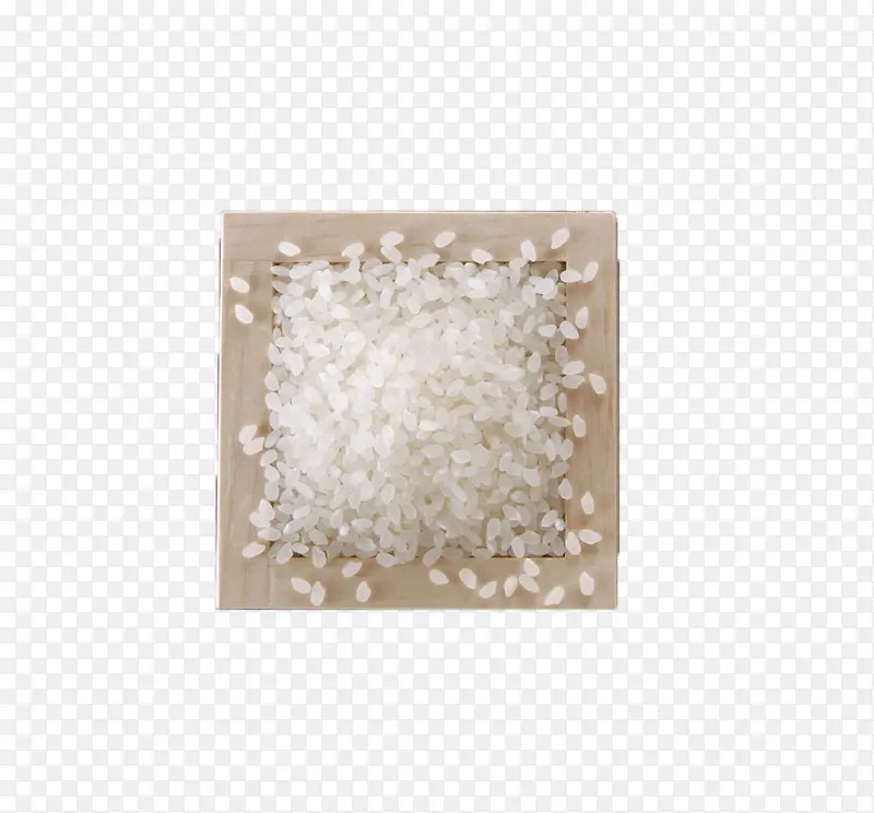方形木板上的米