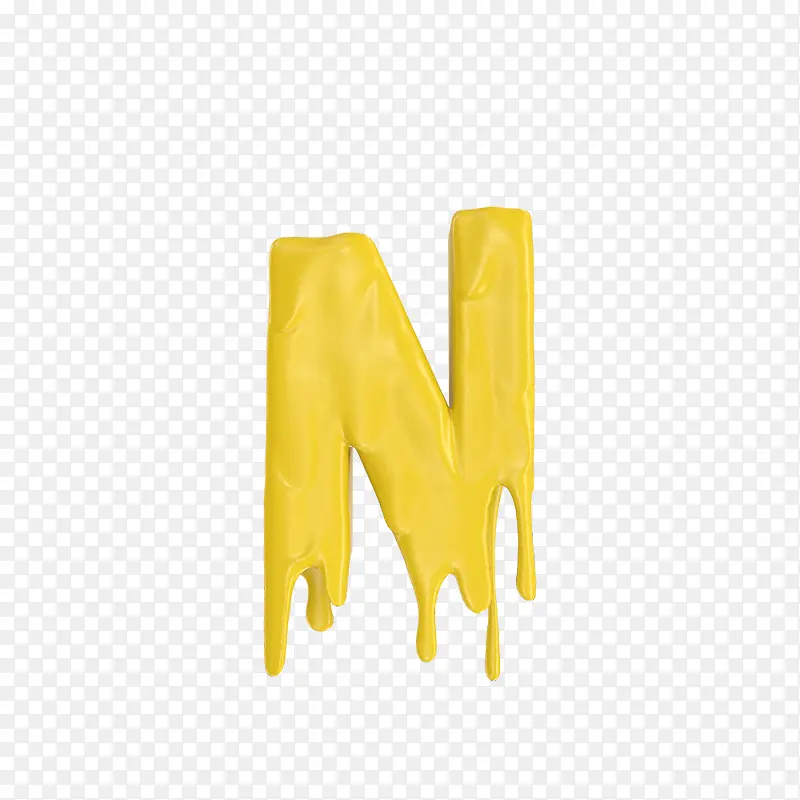 艺术字体英语字母N