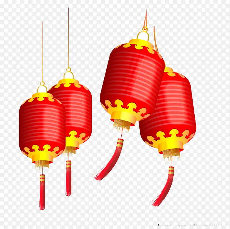 灯笼红色灯笼中国风元素