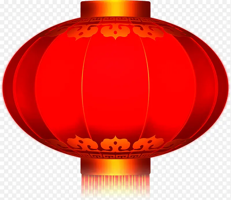手绘红色简约春节灯笼