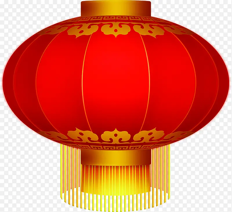 红色灯笼新年展板