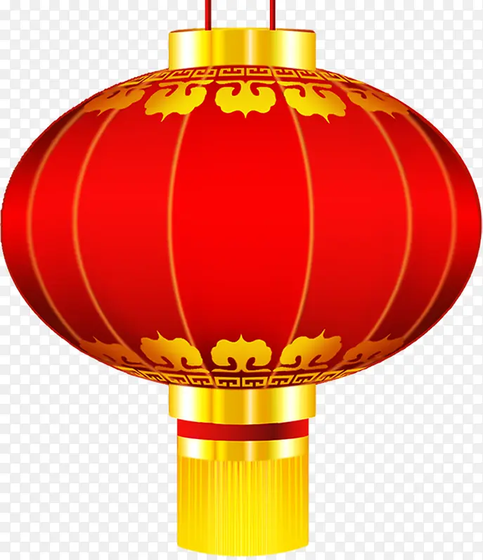 红色圆形灯笼创意