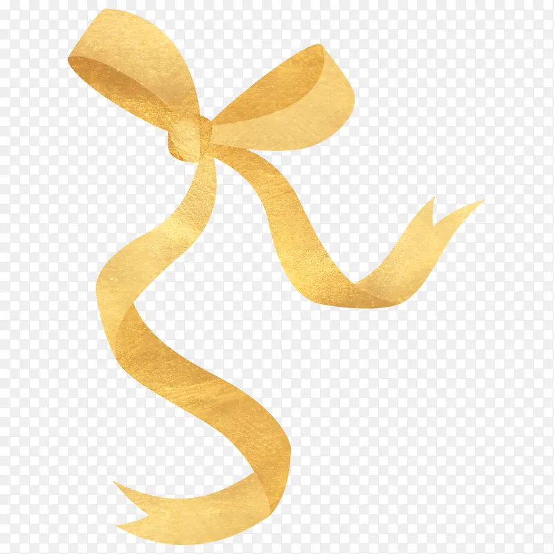 黄色蝴蝶结