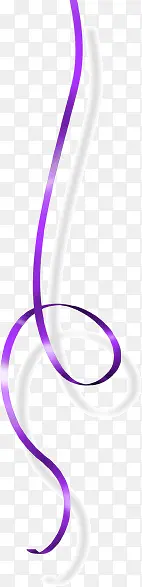 一根紫色丝带
