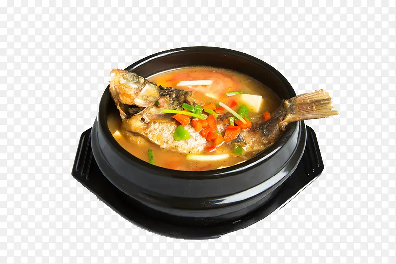 蕃茄鲫鱼煲