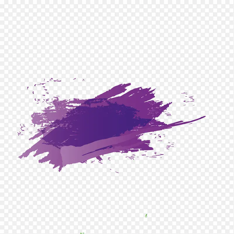 紫色唯美彩墨