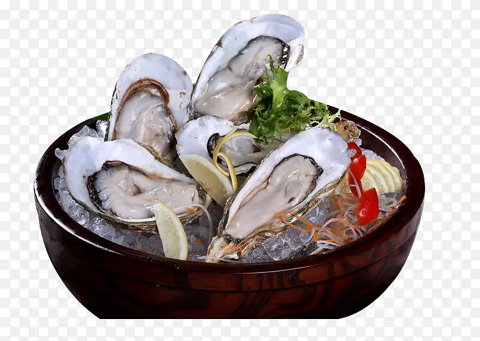 冰镇原只大生蚝