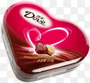 德芙巧克力心形礼盒