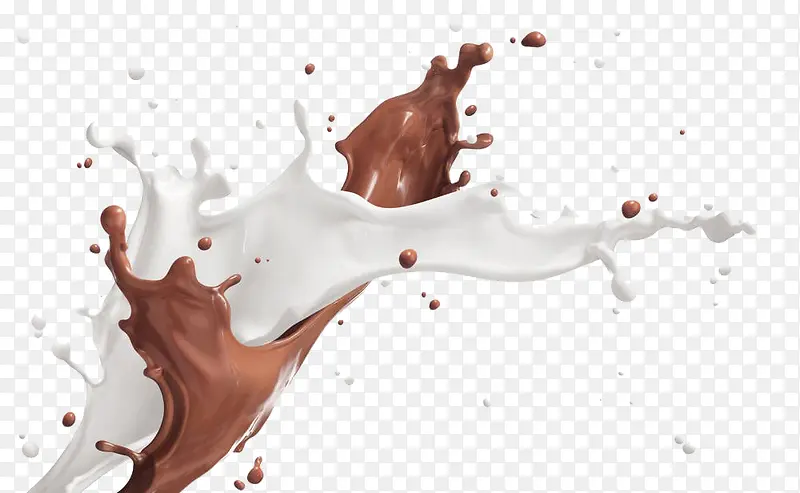 牛奶巧克力液体飞溅