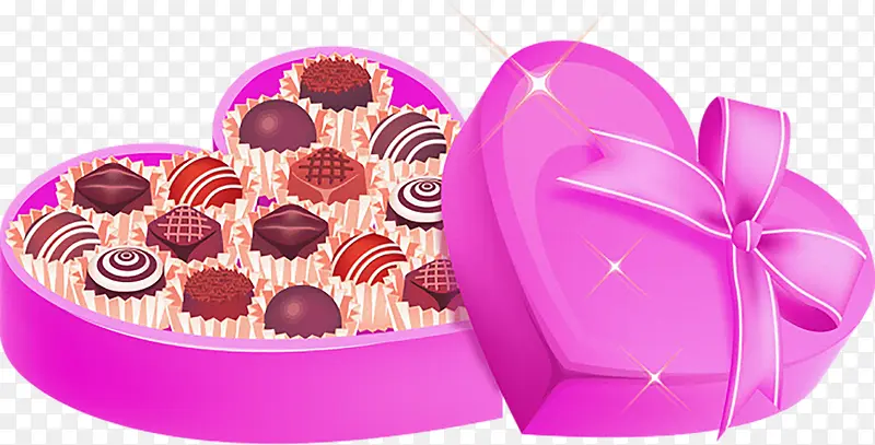 紫色巧克力礼盒