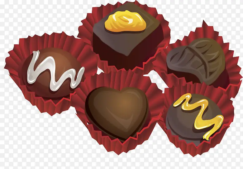 食物图标美食素描 巧克力 