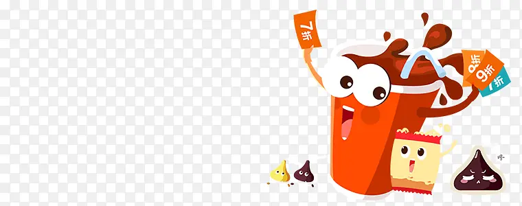 巧克力打折标签