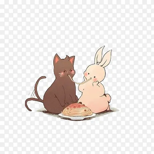 兔子和猫咪