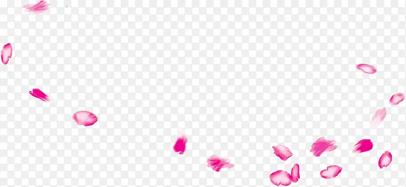 粉色浪漫温馨花瓣