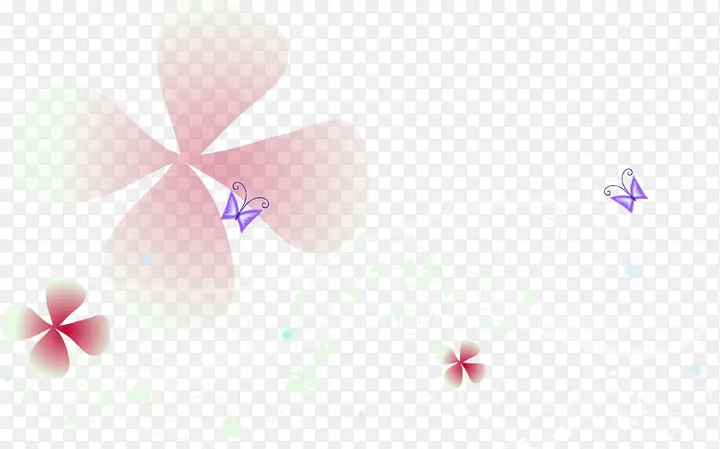 粉色花瓣矢量图