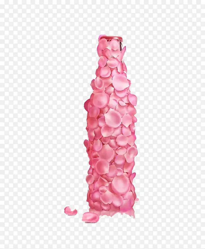 粉色饮料瓶