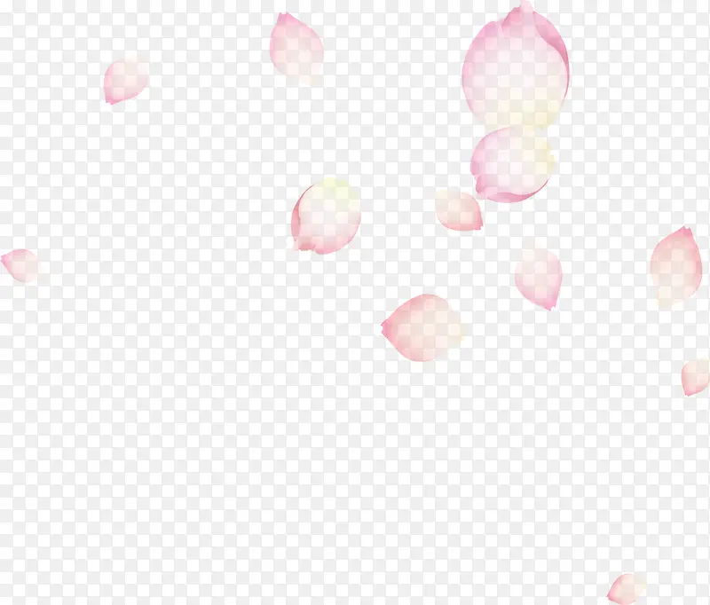 粉色古典文艺花瓣