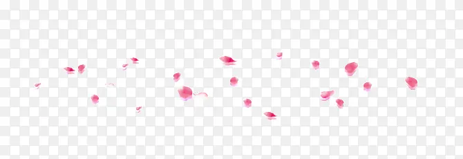 粉色花瓣海报漂浮