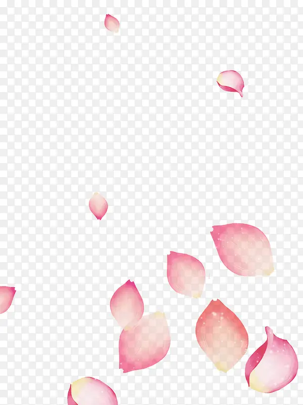 粉色玫瑰花花瓣图
