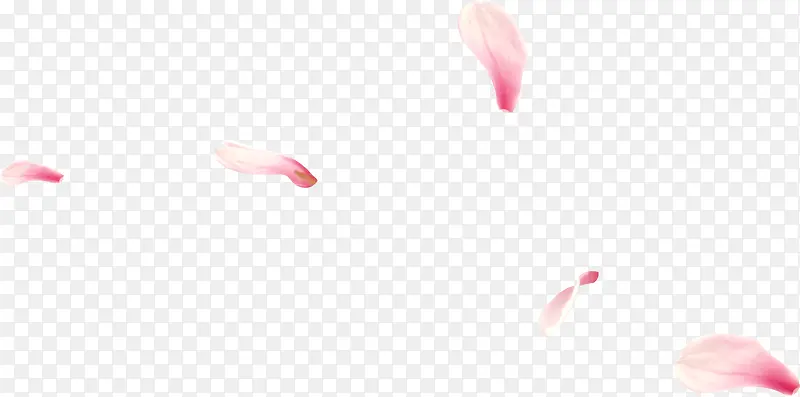 粉色古典花瓣漂浮装饰