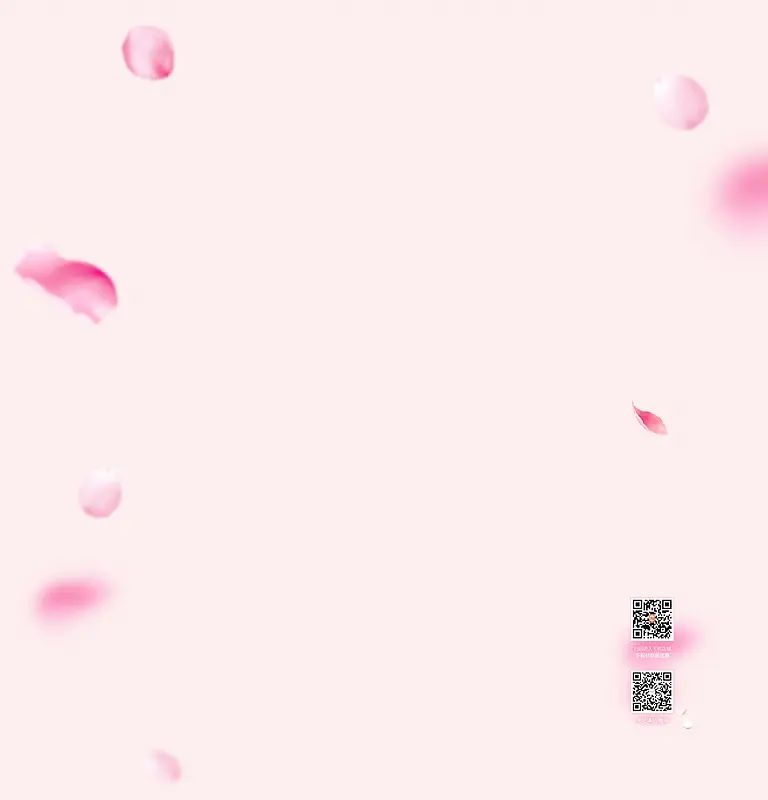 飞舞粉色花瓣背景素材
