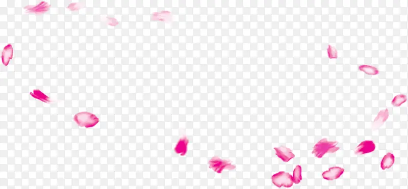 粉色艺术漂浮花朵花瓣