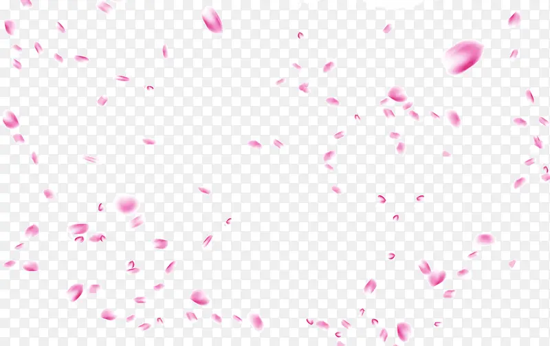 玫瑰花瓣漂浮