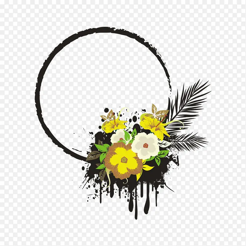 花纹边框