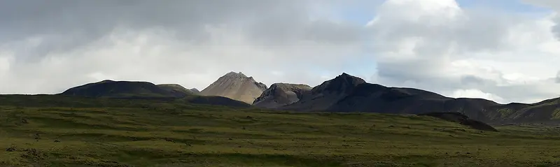 高山绿源海报背景